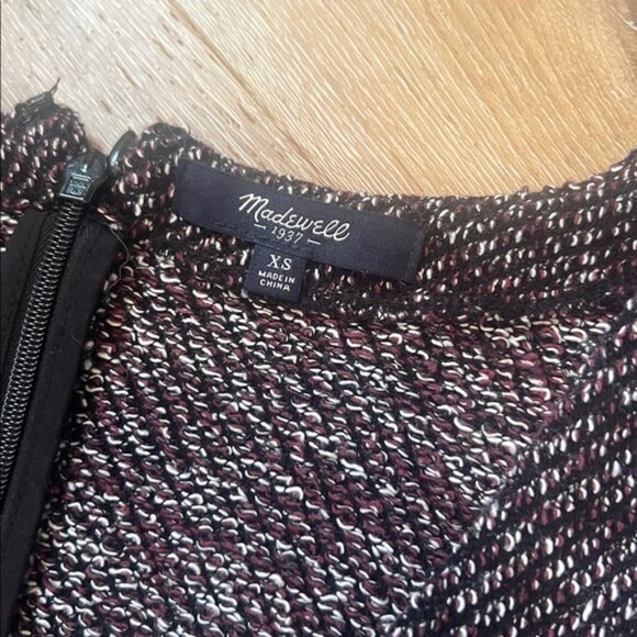 MADEWELL Sleeveless Terrace Knit Twill Dress Business Casual Office Wear XS - Picture 6 of 7